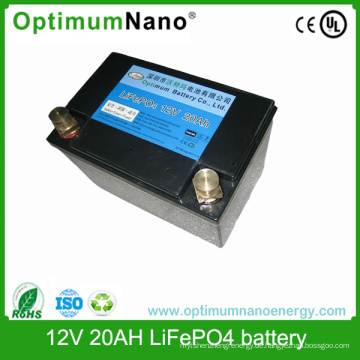 12V 15ah LiFePO4 LED Batterie von Optimumnano hergestellt